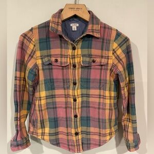 L.L. Bean Women's Plaid Shirt 100% Cotton